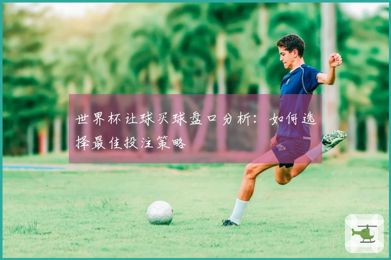 世界杯让球买球盘口分析：如何选择最佳投注策略